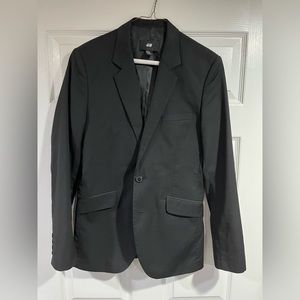 H&M black, slim fit blazer.